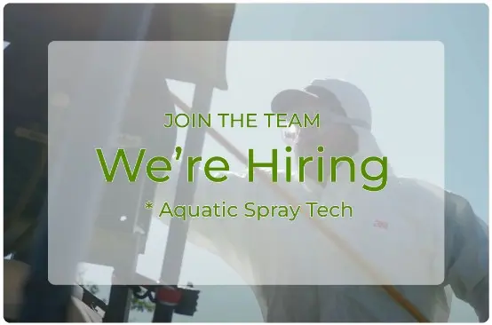 We're Hiring an Aquatic Spray Tech