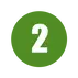 Number 2 in a Green Circle to indicate the first benefit of Bank Erosion Stabilization Tube.